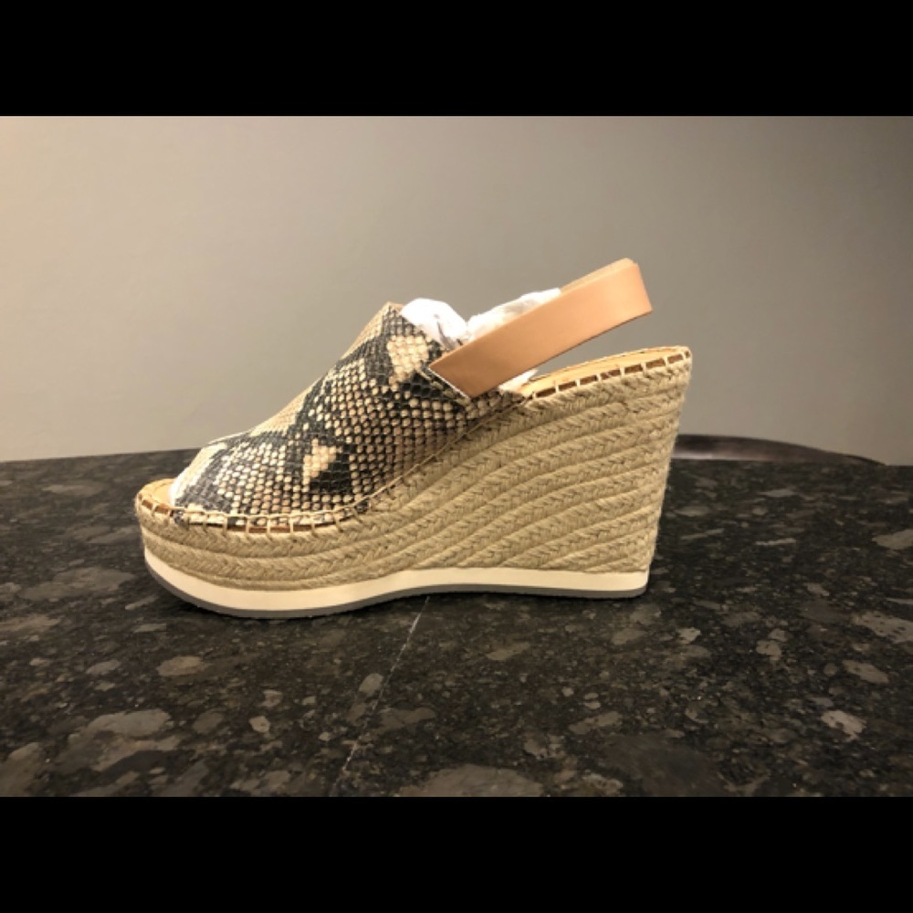 Dolce Vita Snakeskin Wedges